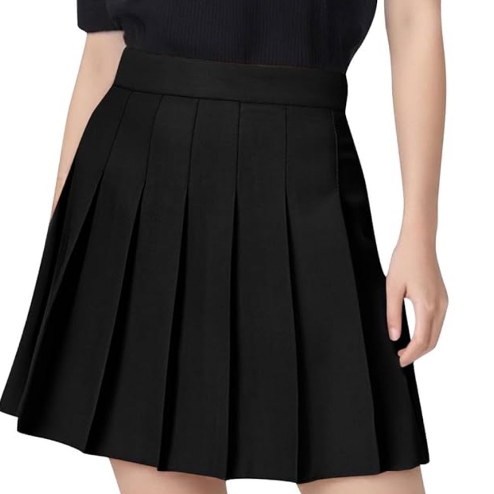 Femme Black Skater Skirt - Size L